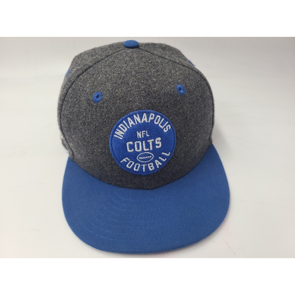 Youth‎ Indianapolis Colts 1953 New Era Snapback Hat Cap Wool Blend NFL 100 Gray